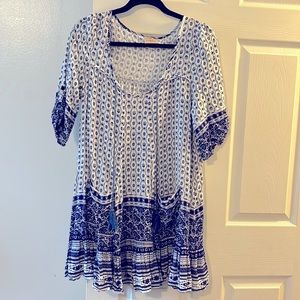 Boho Debbie Dabble Shift Dress with Tassles